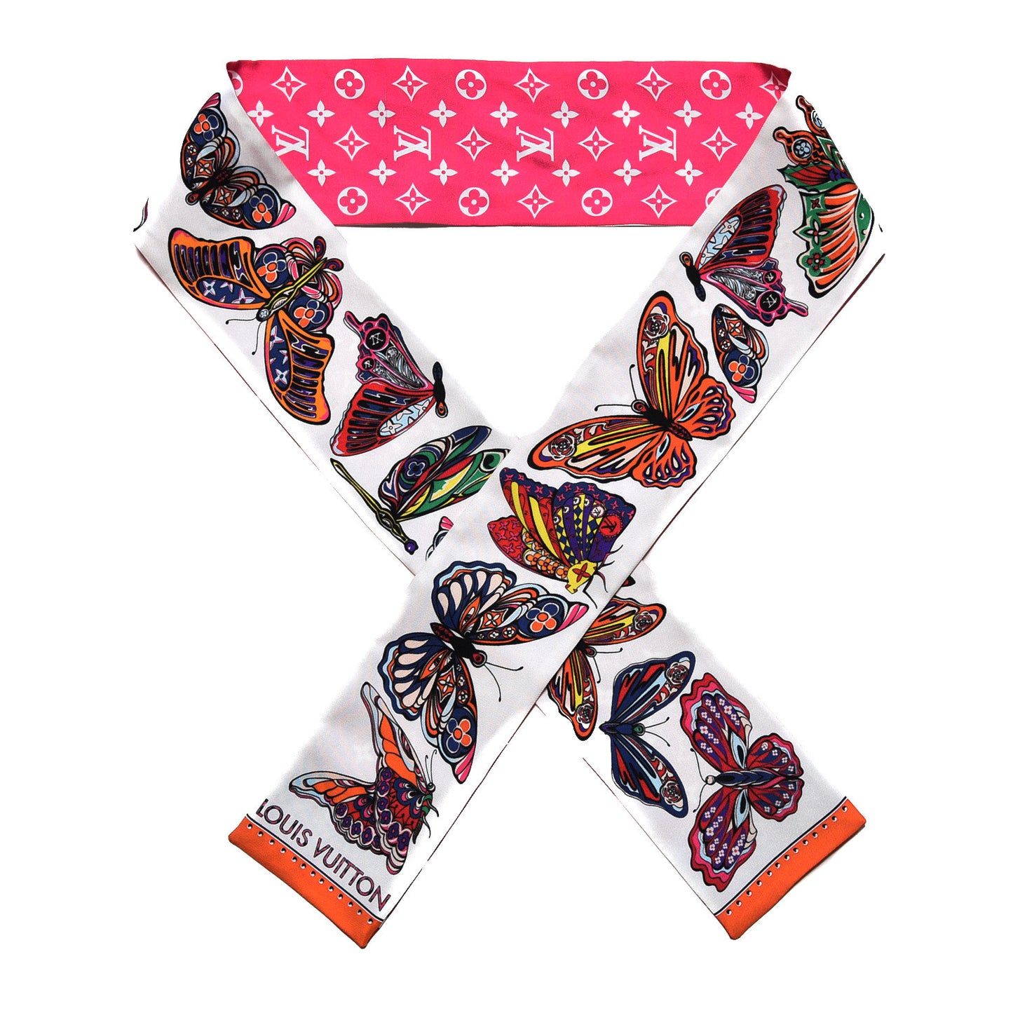 Silk Monogram World Of Love Bandeau White