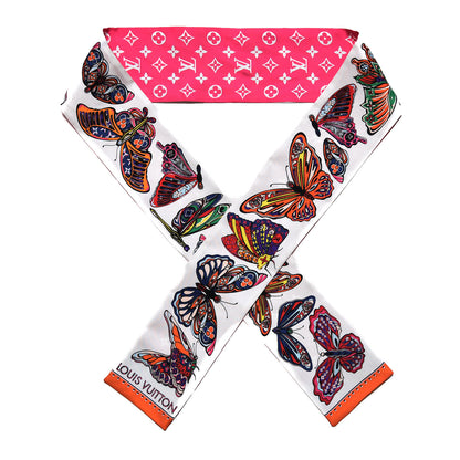 Louis Vuitton Silk Monogram World Of Love Bandeau White 1 of 5