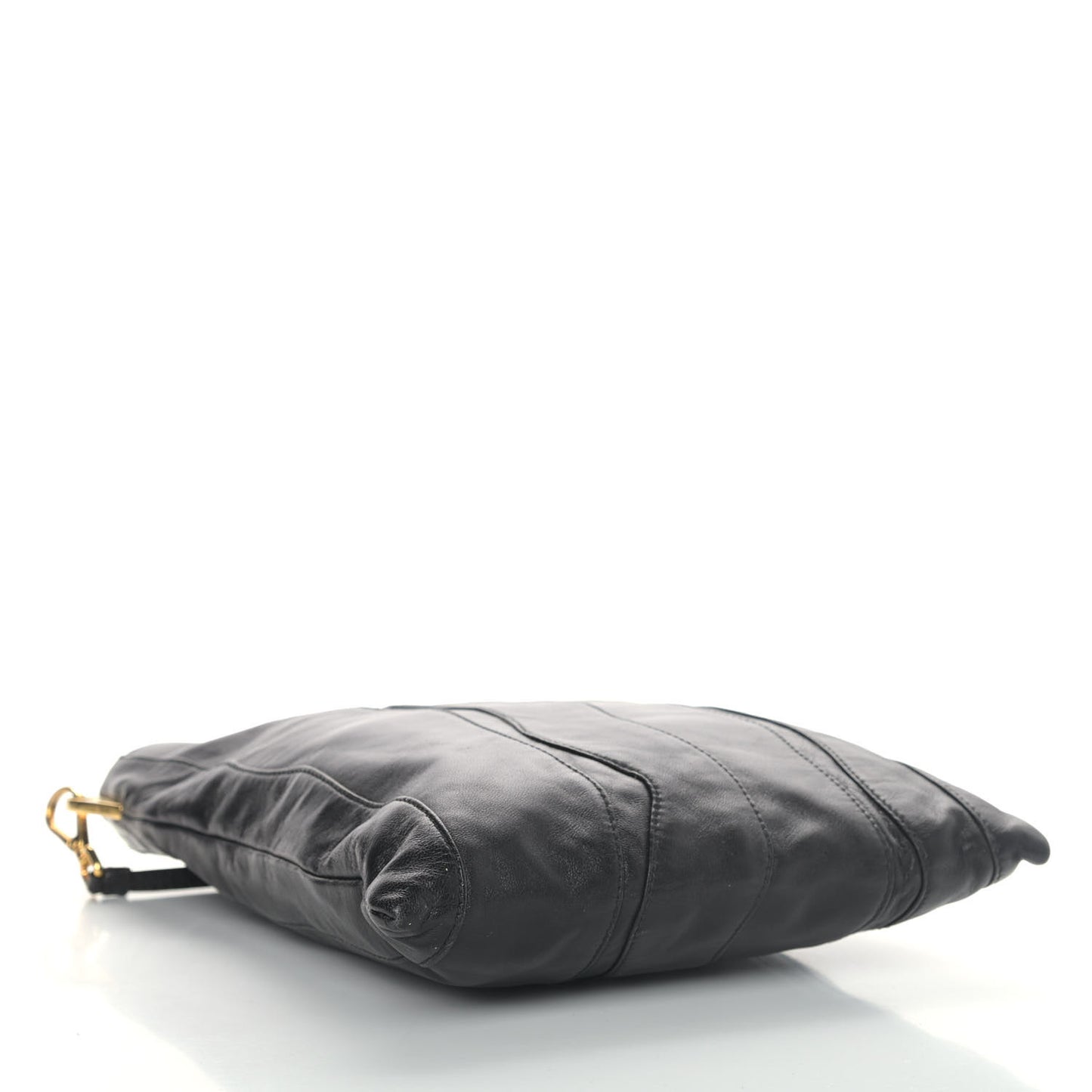 Nappa Stripes Crossbody Bag Black