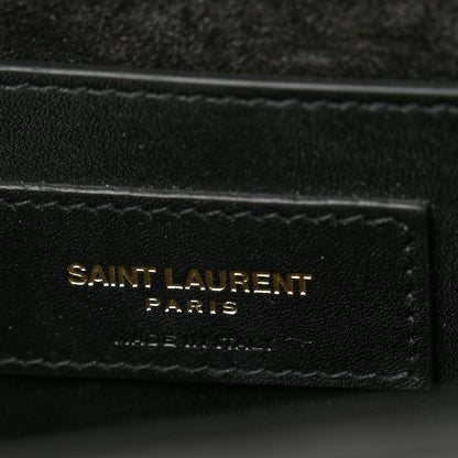 Saint Laurent Grain De Poudre Medium Classic Monogram Kate Tassel Satchel Black 6 of 11