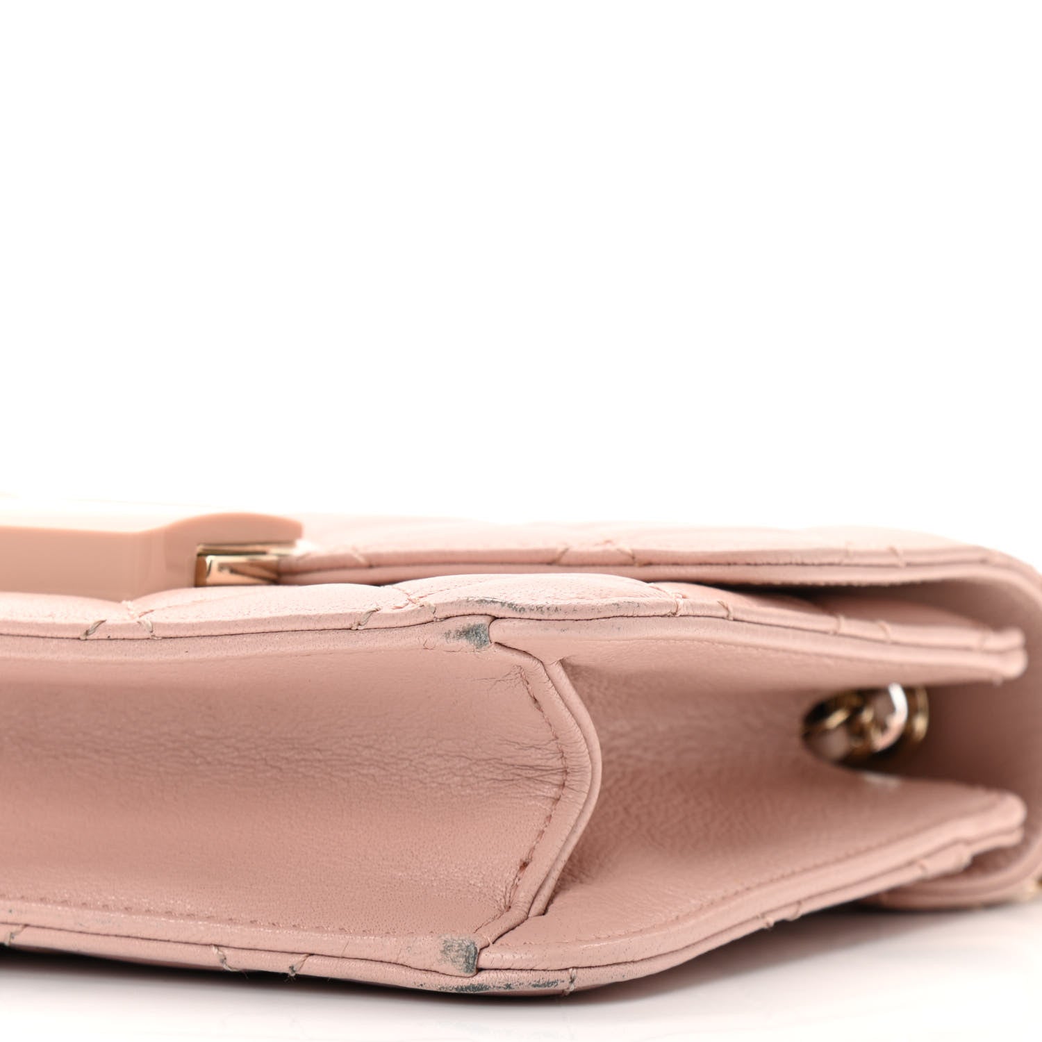 Chanel Sheepskin Quilted Mini Beauty Lock Flap Pink 10 of 10