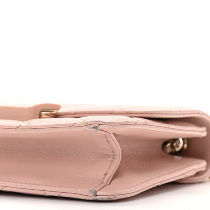 Chanel Sheepskin Quilted Mini Beauty Lock Flap Pink 10 of 10