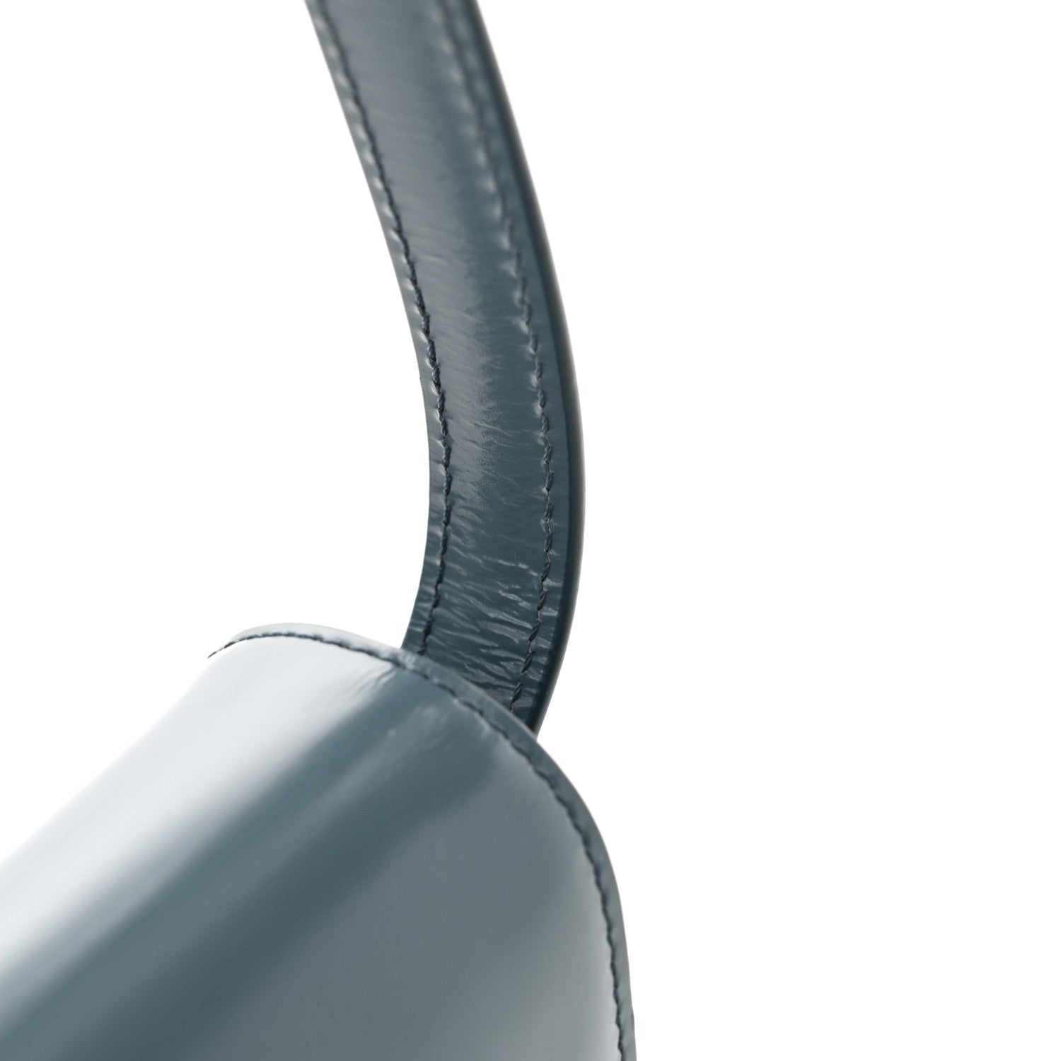 Celine Shiny Calfskin Triomphe Shoulder Bag Denim 13 of 15