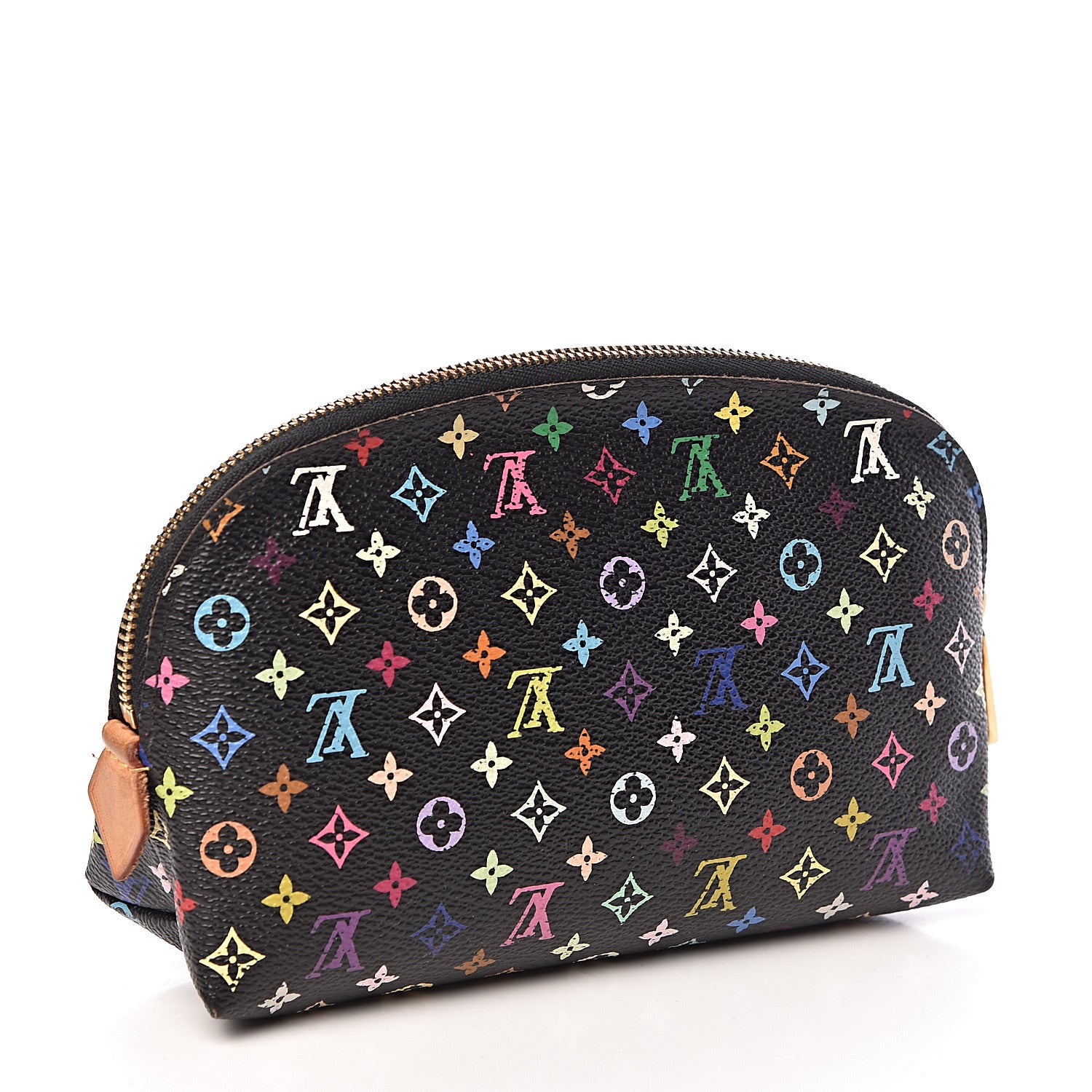 Louis Vuitton Monogram Multicolor Cosmetic Pouch Black Grenade 3 of 8