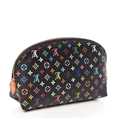 Louis Vuitton Monogram Multicolor Cosmetic Pouch Black Grenade 3 of 8