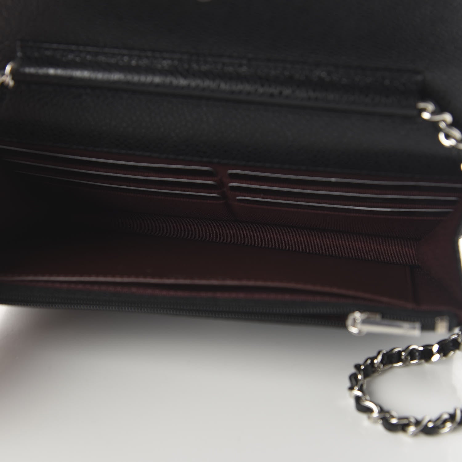 Chanel Caviar Quilted Wallet On Chain WOC Black 5 of 12