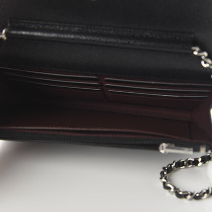 Chanel Caviar Quilted Wallet On Chain WOC Black 5 of 12
