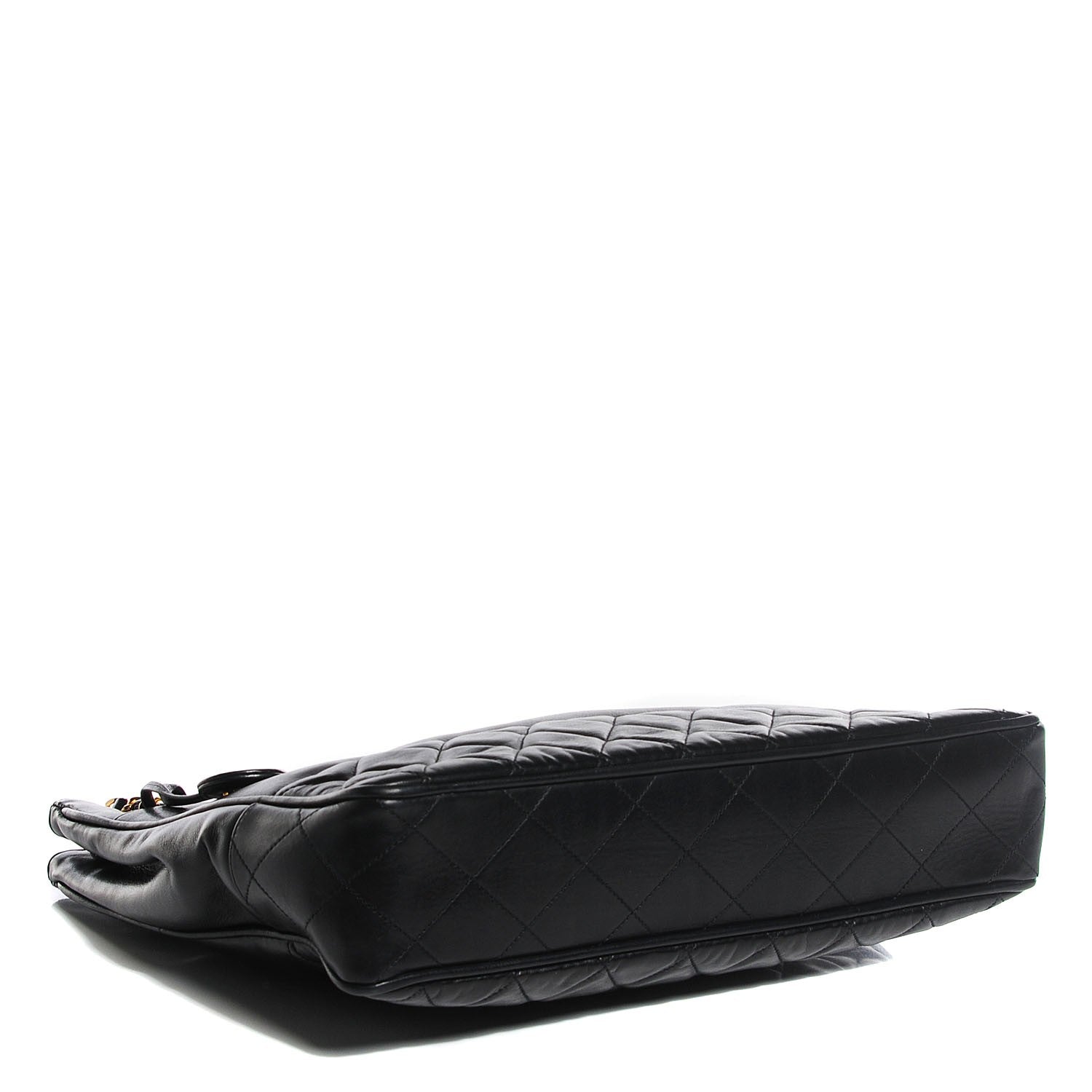 Chanel Lambskin Quilted Shoulder Bag Black 4 of 8