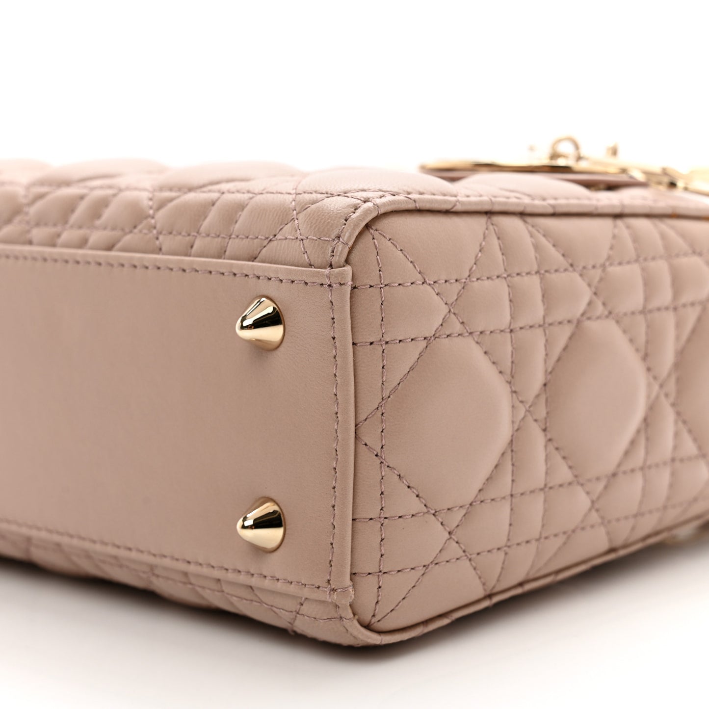 Lambskin Cannage Small My ABC Dior Lady Dior Blush