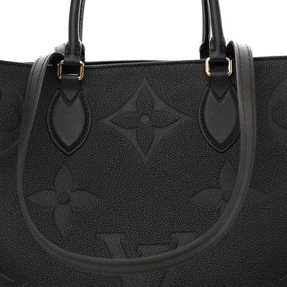 Louis Vuitton Empreinte Monogram Giant Onthego GM Black 7 of 9