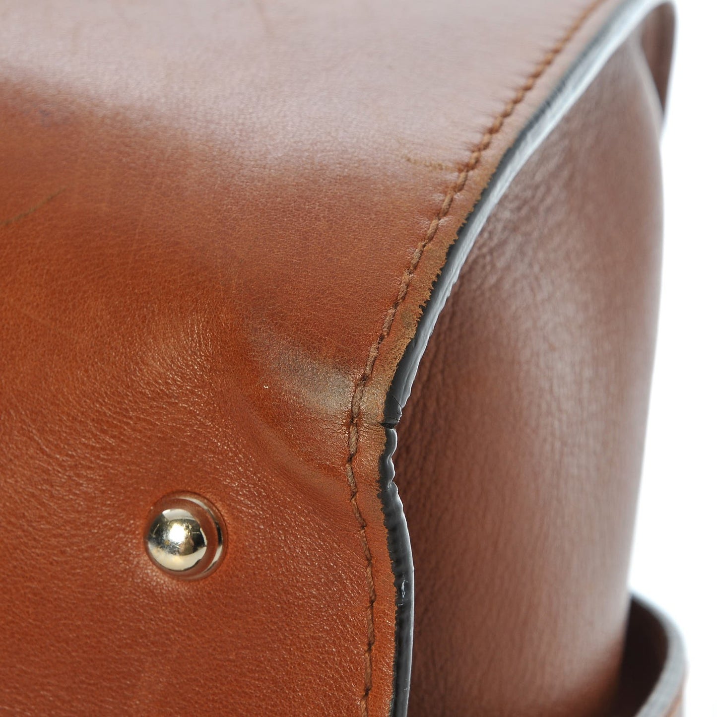 Calfskin Medium Stirrup Top Handle Bag