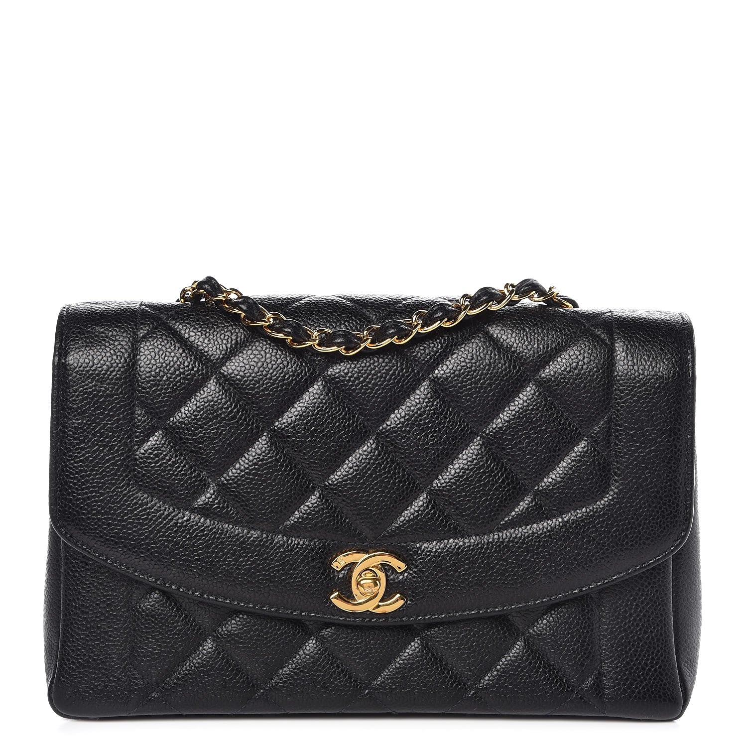 Chanel Caviar Quilted Medium Single Flap Black 1 of 12