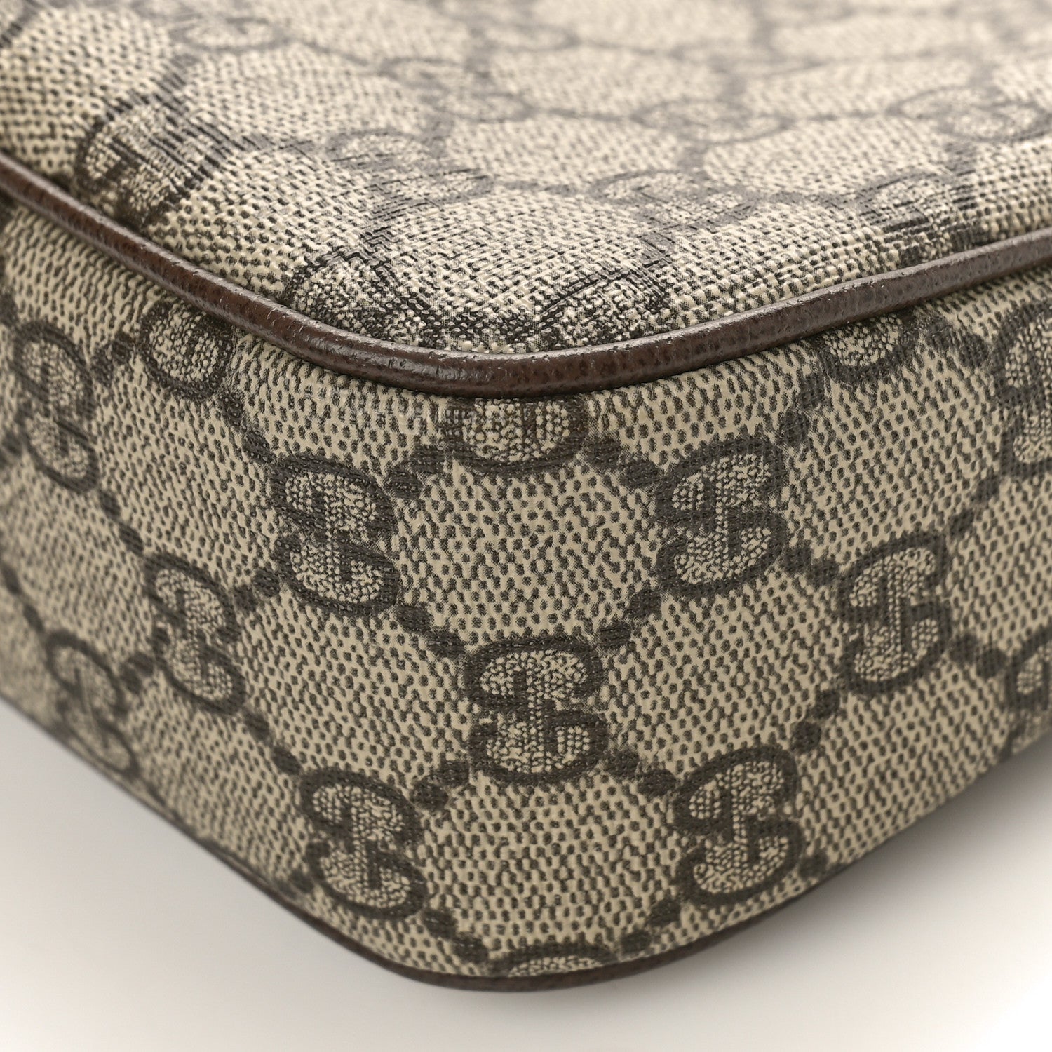 Gucci GG Supreme Monogram Textured Dollar Calfskin Web Small Ophidia GG Handbag Beige Ebony New Acero 8 of 8