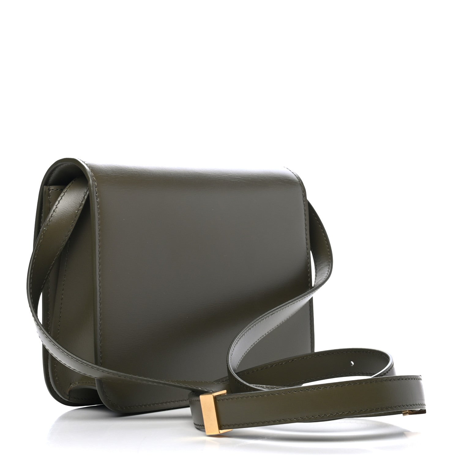 Celine Box Calfskin Teen Classic Box Flap Bag Army Green 2 of 4