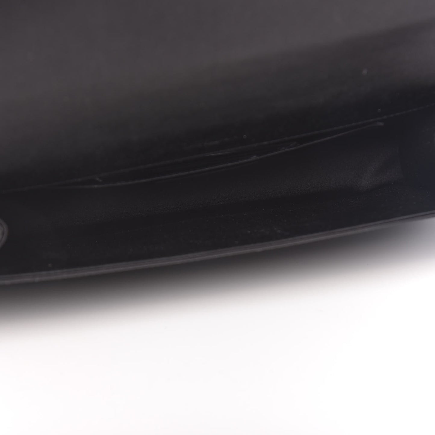 Viscose Monogram Cassandre Clutch Black