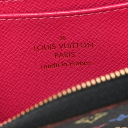 Louis Vuitton Monogram Multicolor Zippy Coin Purse Black Grenade 6 of 7
