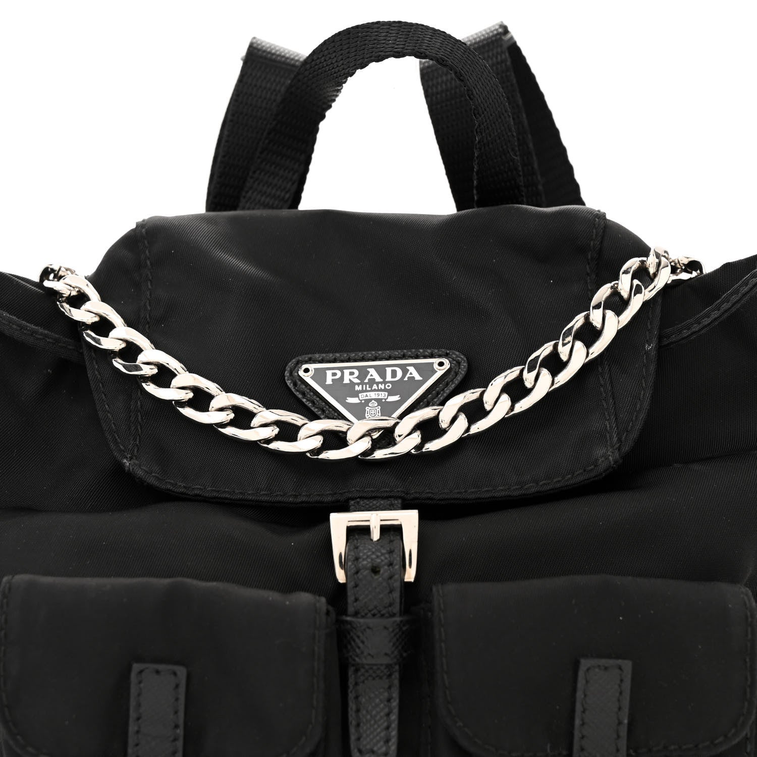 Prada Nylon Vela Mini Crossbody Backpack Black 7 of 9