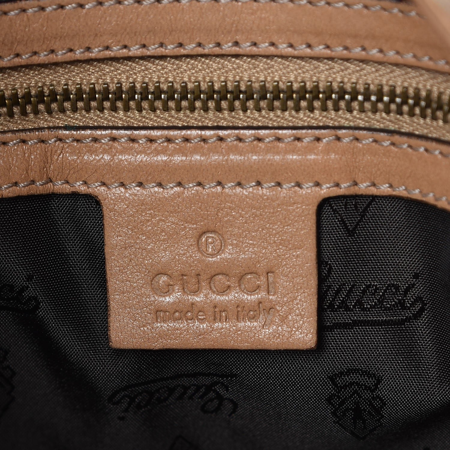 Gucci Calfskin Large Jockey Hobo Tan 6 of 19