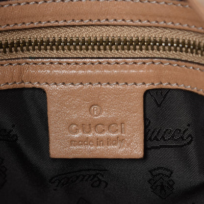 Gucci Calfskin Large Jockey Hobo Tan 6 of 19