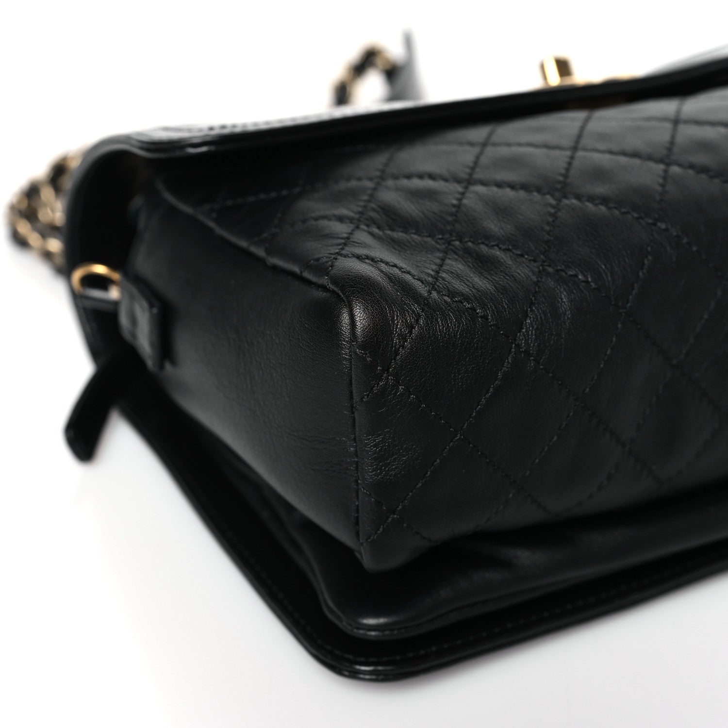Chanel Glazed Calfskin Quilted Flap Bag Black 8 of 10