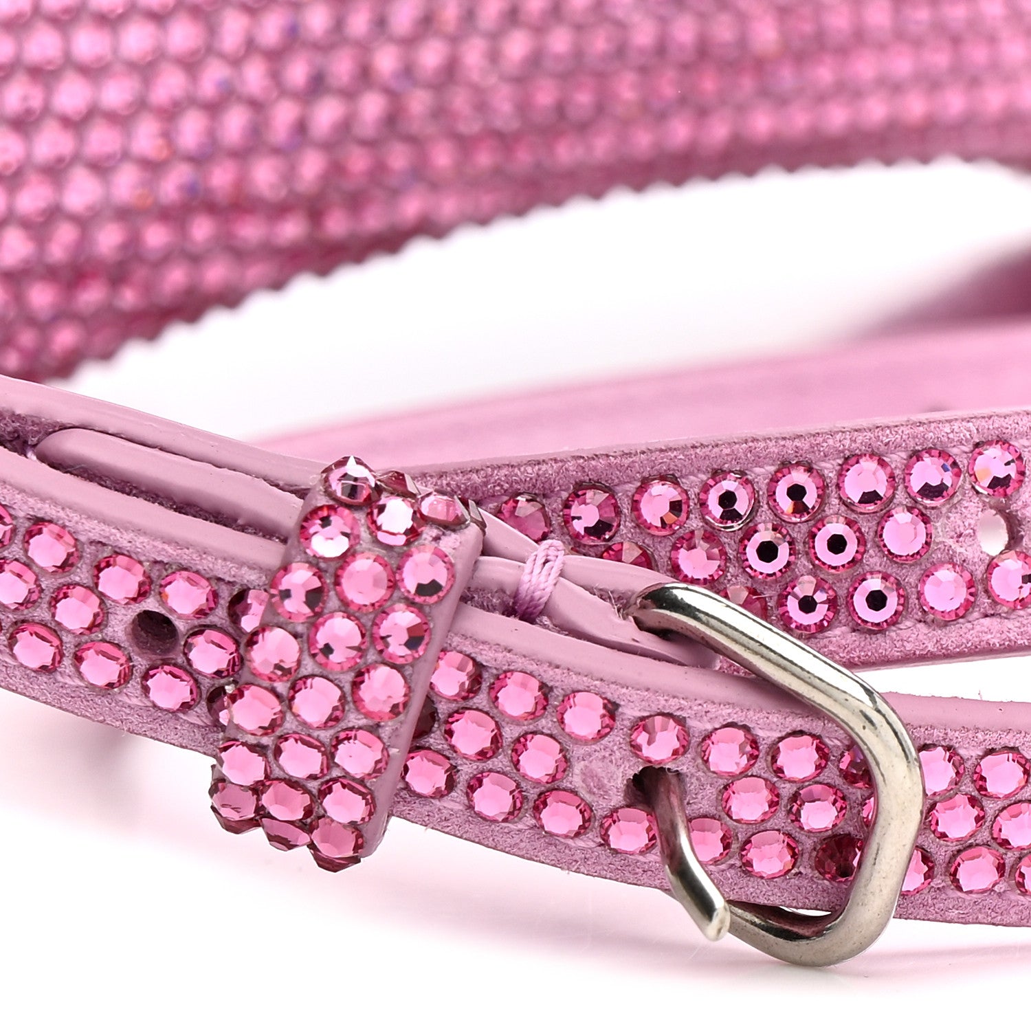 Balenciaga Strass Suede Hourglass Top Handle Bag XS Pink 16 of 16