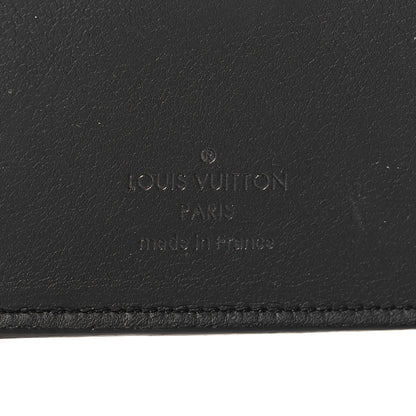 Louis Vuitton Calfskin Monogram Shadow Multiple Wallet Black 6 of 6