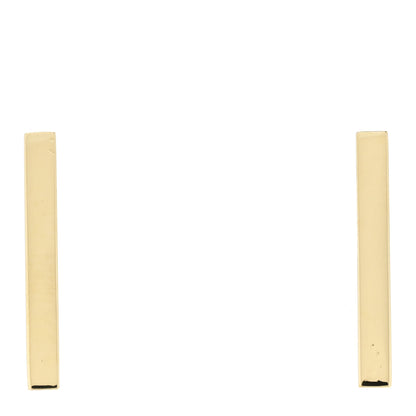 Jennifer Meyer 18K Yellow Gold Bar Stud Earrings 1 of 4
