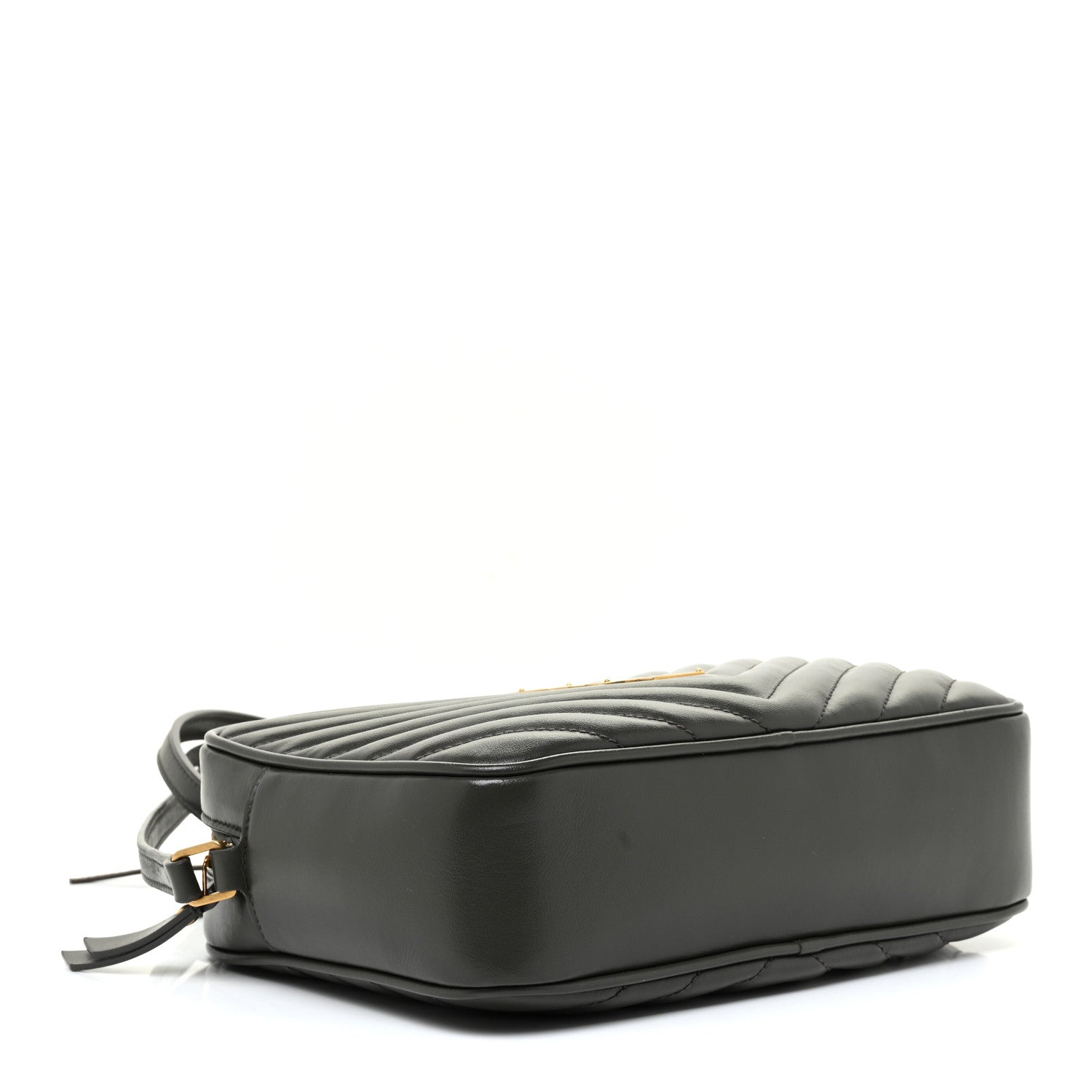 Saint Laurent Calfskin Matelasse Monogram Lou Camera Bag Military Olive 4 of 15