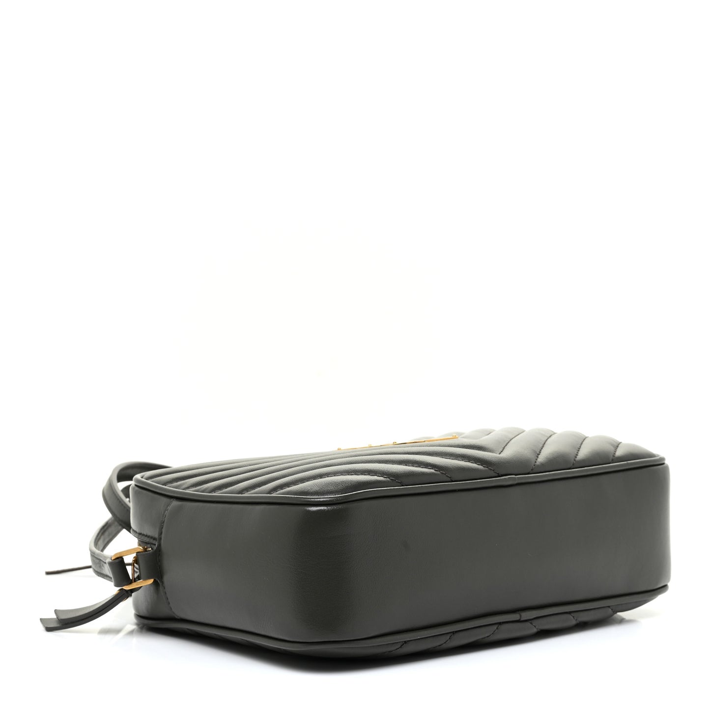 Calfskin Matelasse Monogram Lou Camera Bag Military Olive