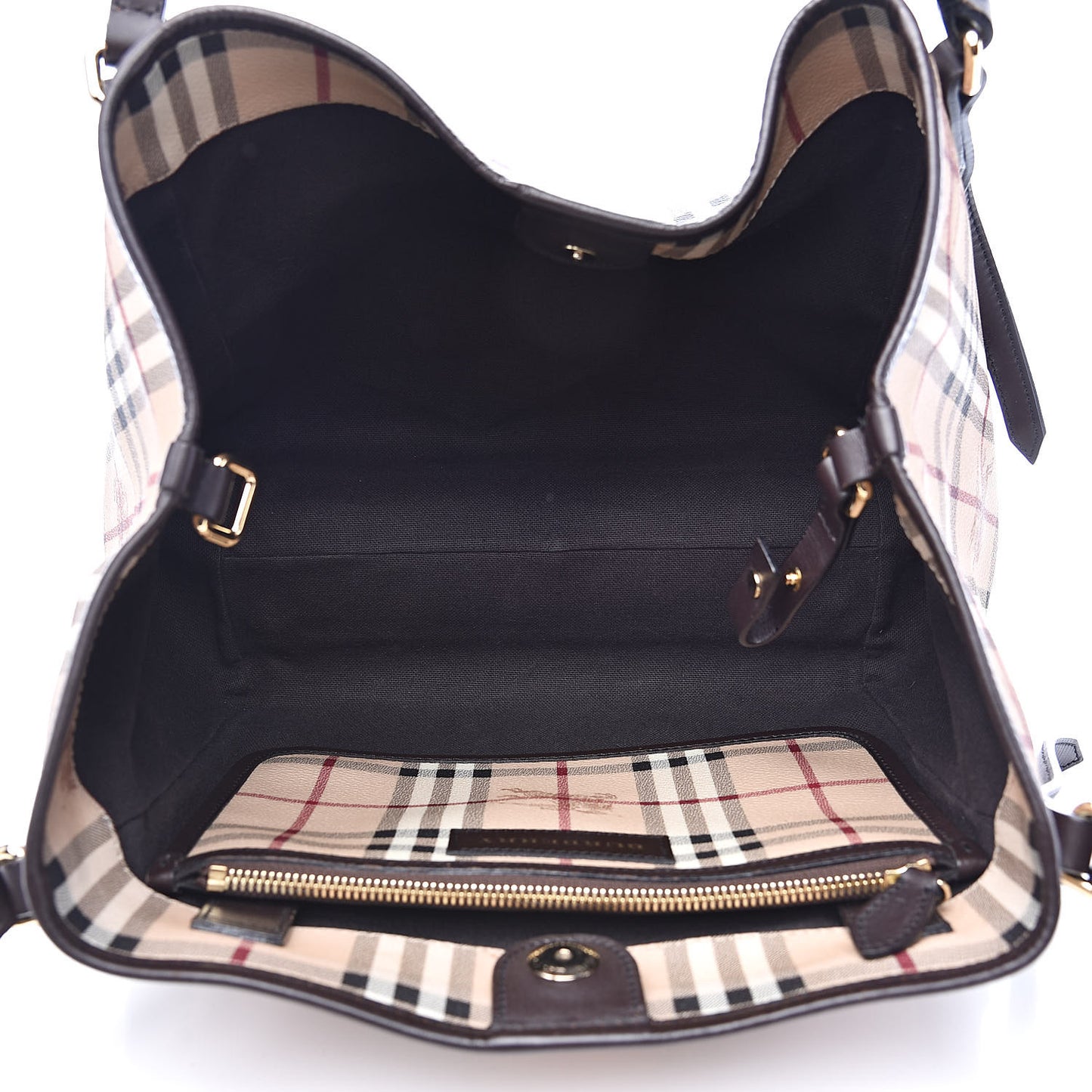 Haymarket Check Small Canterbury Tote Chocolate