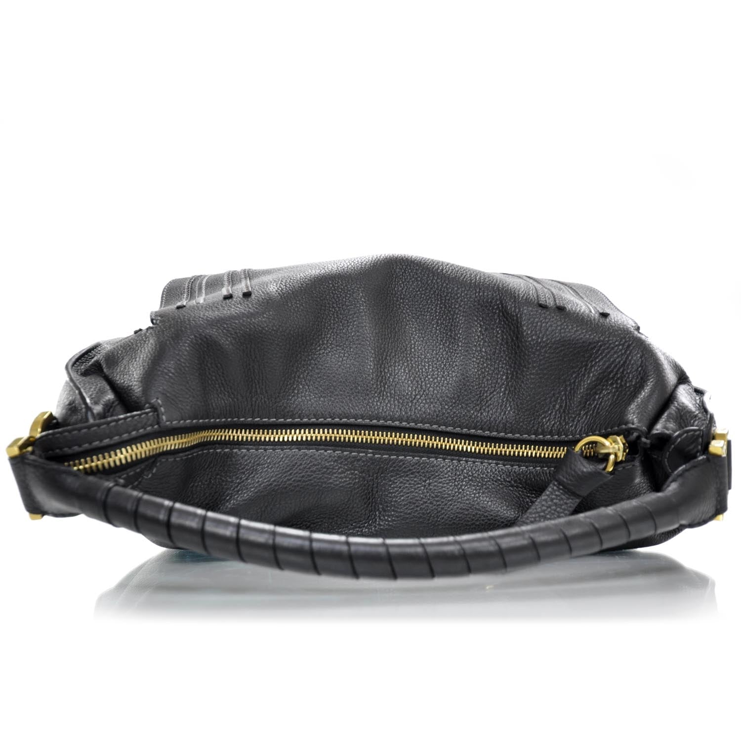 Chloe Leather Marcie Hobo Black 4 of 8