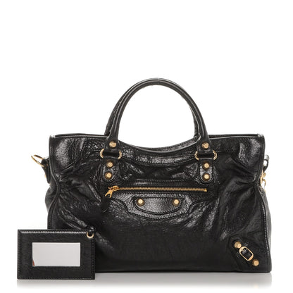 Balenciaga Agneau Giant 12 Gold Hardware City Black 1 of 6