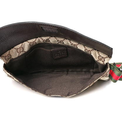Gucci Monogram Web Belt Pouch Bag Brown 5 of 13