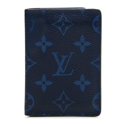 Louis Vuitton Taigarama Pocket Organizer NM Cobalt 1 of 12