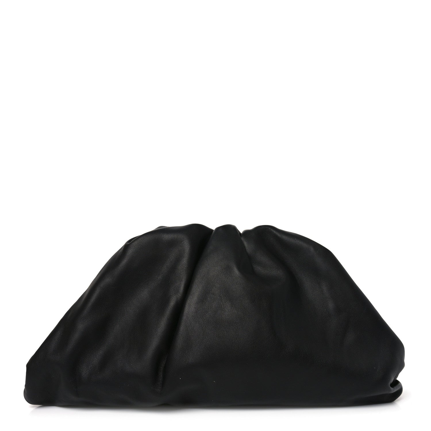 Bottega Veneta Smooth Butter Calf The Pouch Oversized Clutch Black 1 of 11