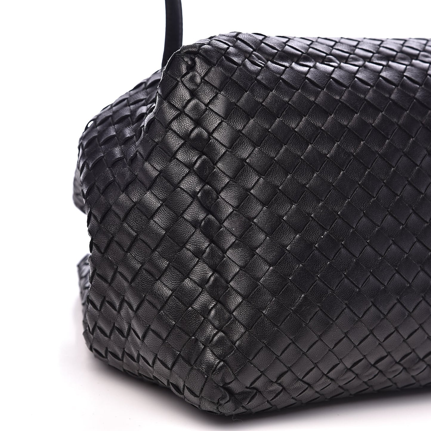 Nappa Intrecciato Medium Seamless Tote Black