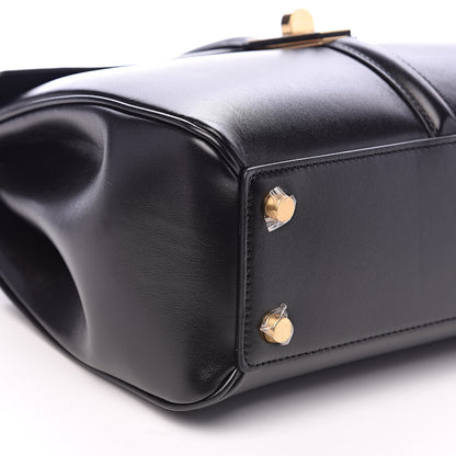 Celine Satinated Calfskin Small 16 Top Handle Bag Black 8 of 12