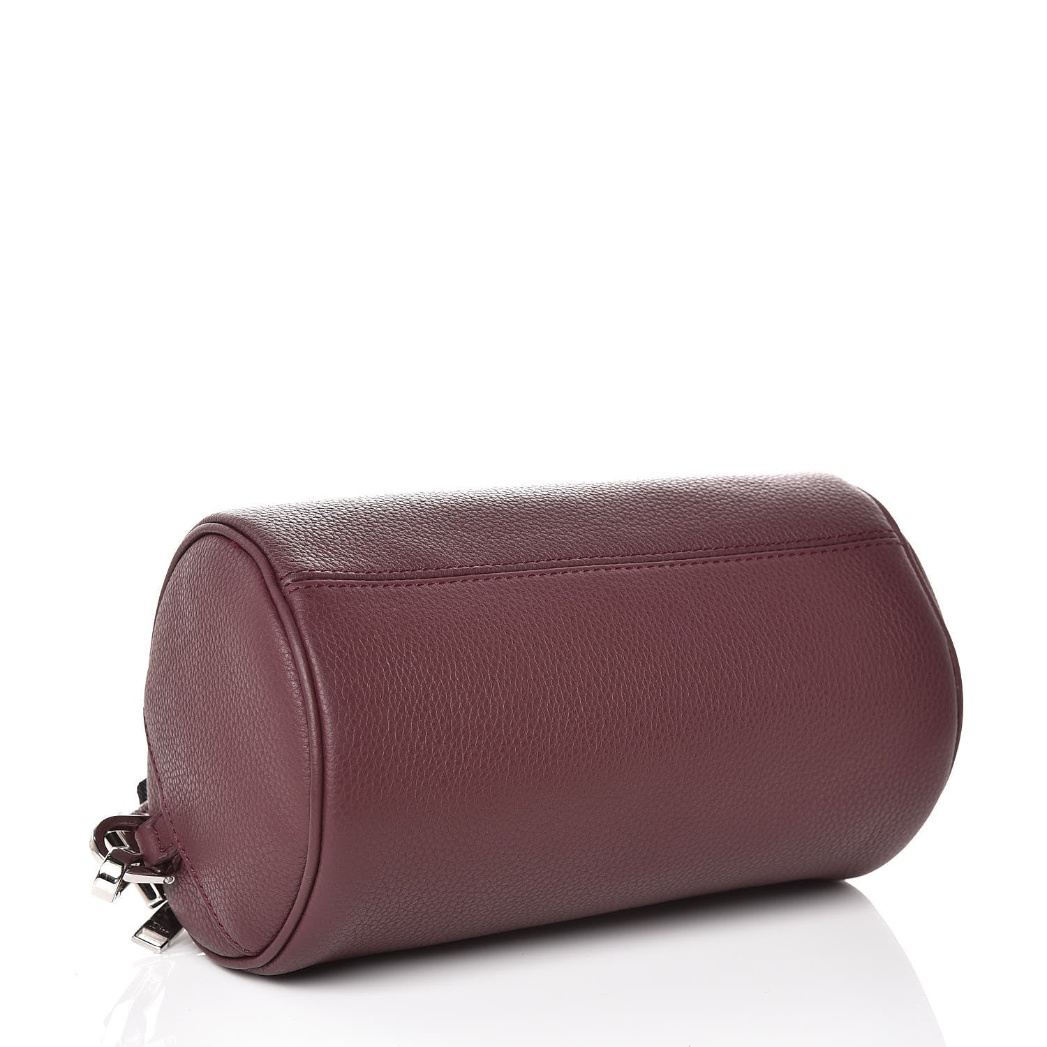 Christian Dior HOMME Grained Calfskin Mens Roller Pouch Burgundy 4 of 6