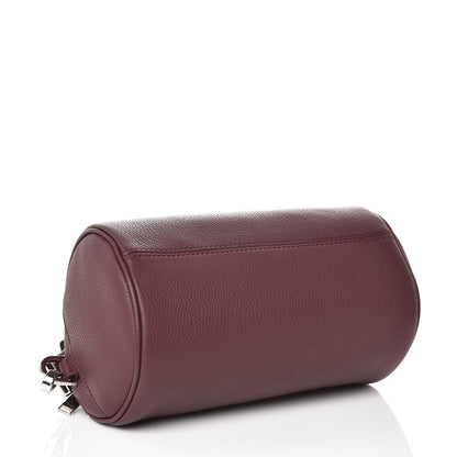 Christian Dior HOMME Grained Calfskin Mens Roller Pouch Burgundy 4 of 6