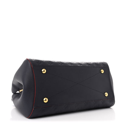 Louis Vuitton Empreinte Montaigne GM Marine Rouge 4 of 12