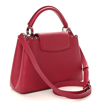 Louis Vuitton Taurillon Lace Croquets Capucines BB Groseille 3 of 9
