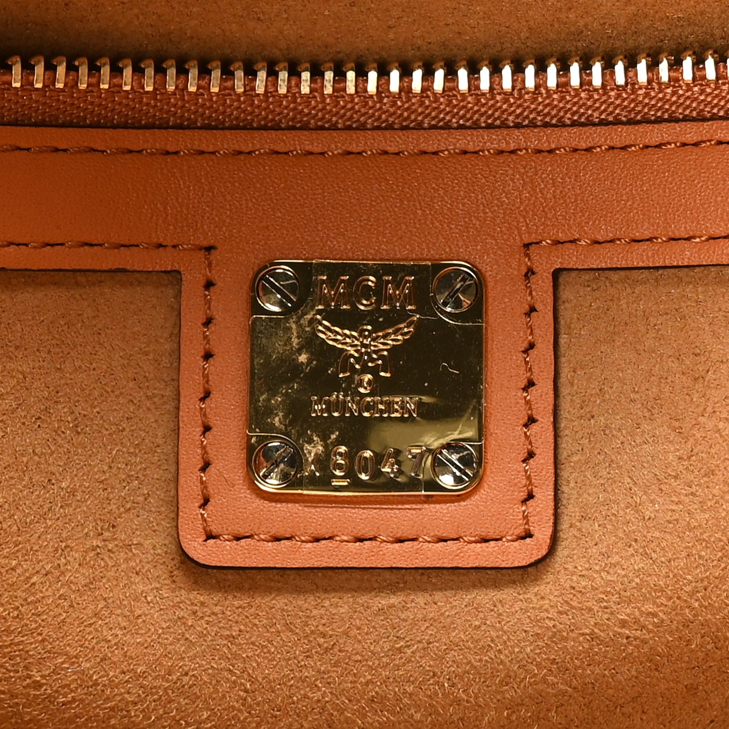 Visetos Large Munich Tote Cognac