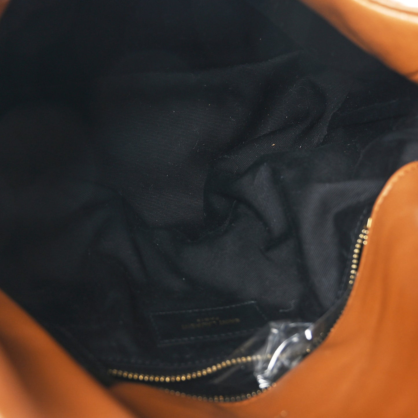 Lambskin Quilted Small Loulou Puffer Monogram Chain Satchel Dark Honey
