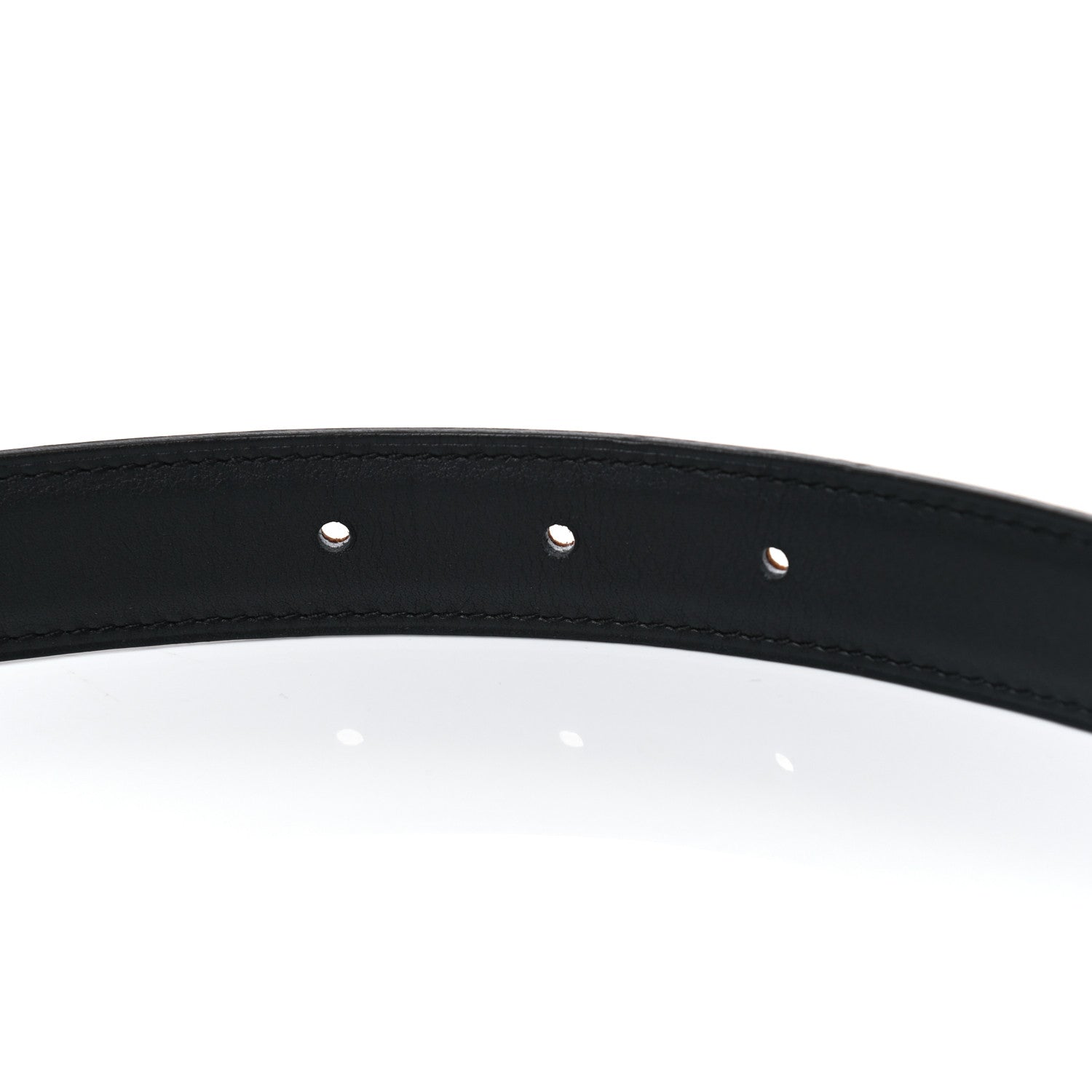 Hermes Epsom Swift 24mm H Belt 95 Gold Black 6 of 7