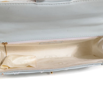 Chanel Calfskin Quilted Wild Stitch Flap Light Blue 5 of 8