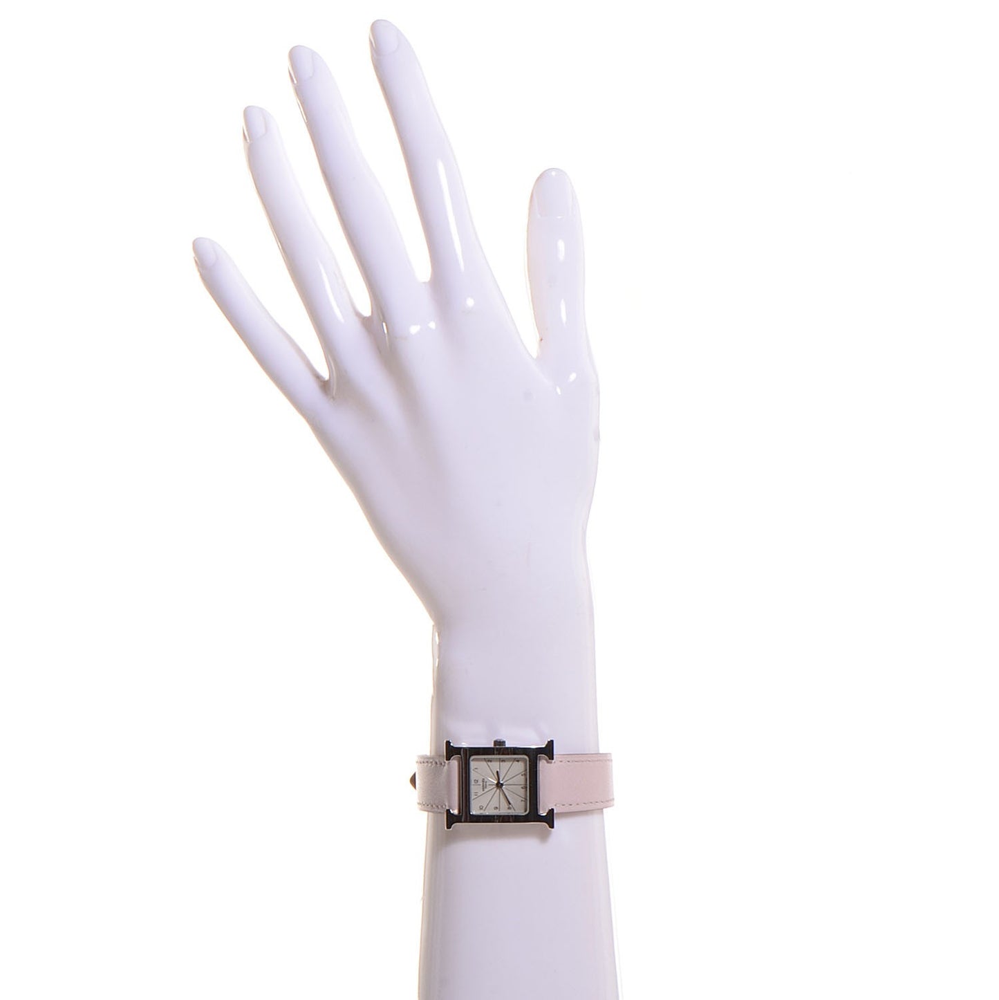 Stainless Steel Swift 21mm Heure H Hour Quartz Watch Rose Dragee