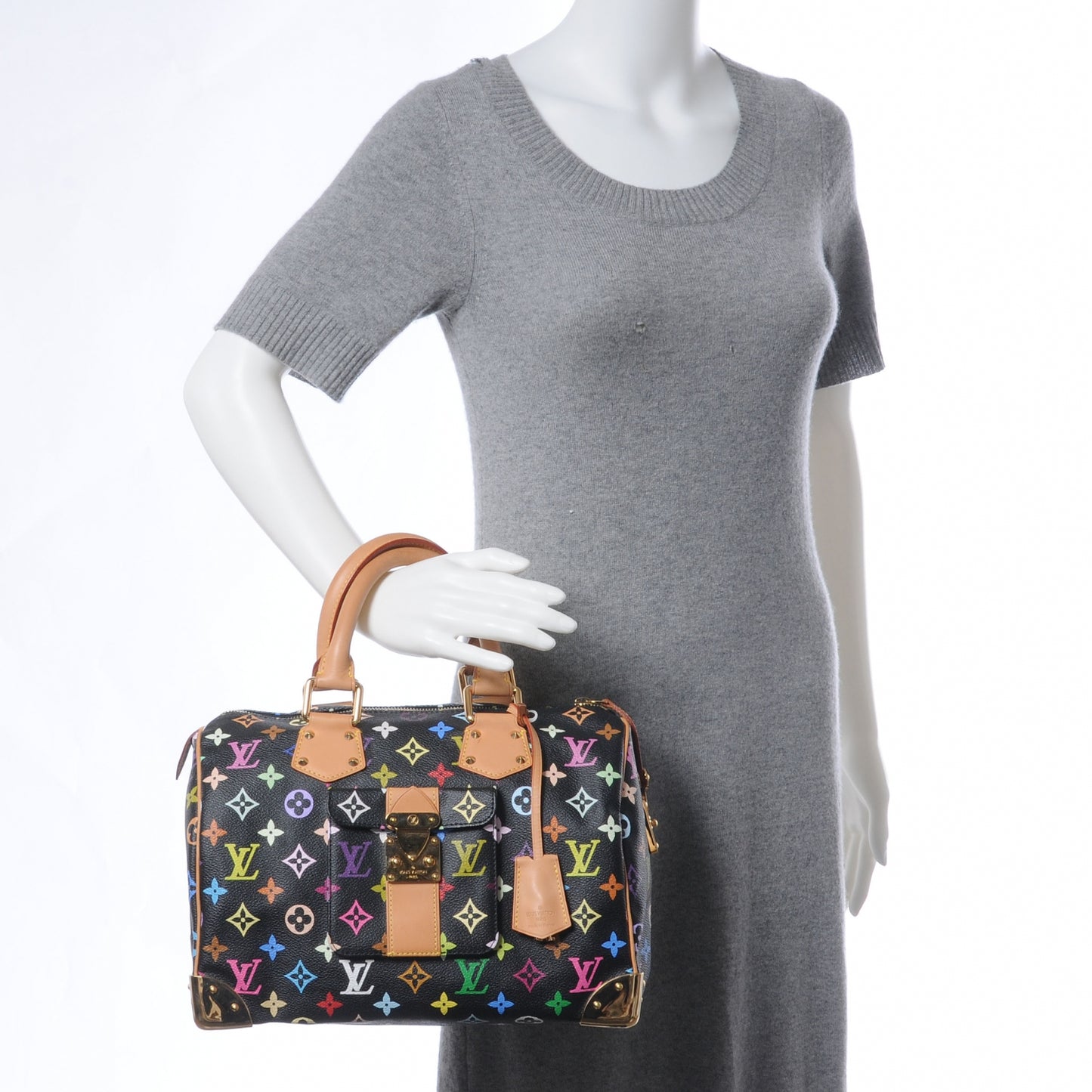 Monogram Multicolor Speedy 30 Black