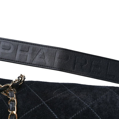 Chanel x Pharrell Williams Suede Lambskin XXL Flap Bag Black 18 of 18