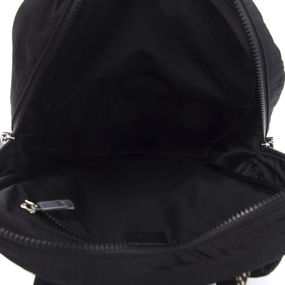 Gucci Nylon Twill 80s Logo Patch Backpack Black 4 of 9