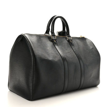 Louis Vuitton Epi Keepall 45 Black 2 of 10
